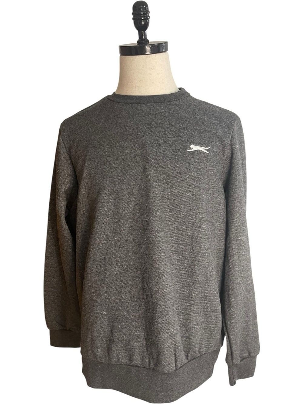 Slazenger Fleece Crewneck Sweatshirt Gray